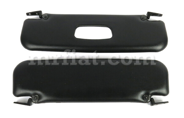 Lamborghini Black Sun Visor Set New