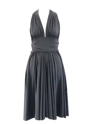 Axara Evening France Marilyn Monroe Style Black Ruched Pleated Dress Halter S | eBay Axara Evening France Marilyn Monroe Style Black Ruched Pleated Dress Halter S | eBay