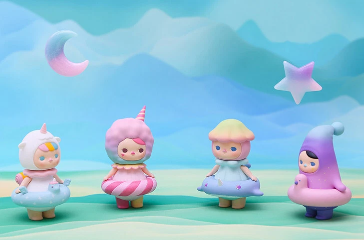 POPMART Pucky Pool Babies Circle Series Confirmed Blind Box Figure Hot Toy Gift - Image 2 of 4