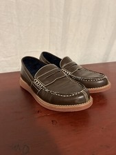 ELIE TAHARI Kids Boys Brown Loafers Slip One Shoes Size 2