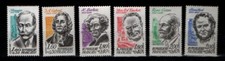 série de 1983 : personnages célèbres n°2279 à 2284 neuf**