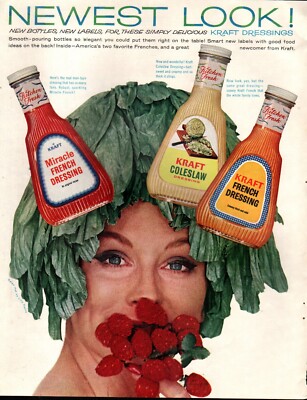 1961 Vintage ad Kraft dressing french Coleslaw dressing Art Model 03/24/23 | eBay 1961 Vintage ad Kraft dressing french Coleslaw dressing Art Model 03/24/23 | eBay