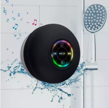 Waterproof Bluetooth Wireless Shower Speaker Bathroom Speaker LED Light  