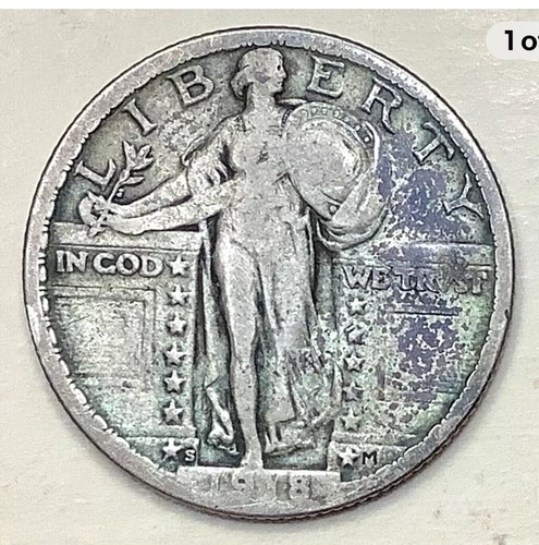 Grandma Mary’s Choice Fine 1918/7 s St Liberty Partial Overdate- wedding present - Picture 2 of 10