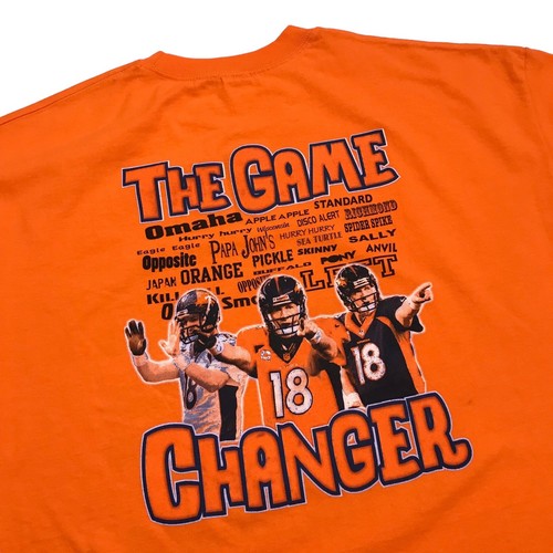 VINTAGE PEYTON MANNING SHIRT 3XL XXXL DENVER BRONCOS #18 AOP ALL OVER PRINT Y2K - Picture 5 of 5