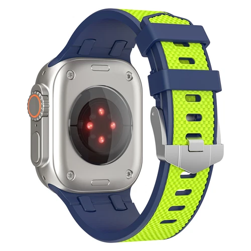 Rubber Sport Band Silicone Strap for Apple Watch 9 8 7 6 5 SE Ultra 2 44/45/49mm - Picture 5 of 40