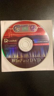LEADTEK WINFAST DVD SOFTWARE VERSION 1.0 Used