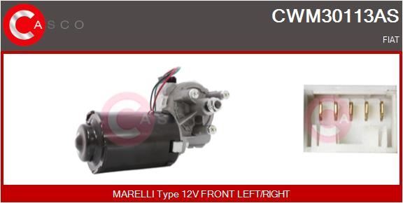 Moteur d'essuie-glace avant Fiat Seicento et 600 essence 1.1 et 0.9