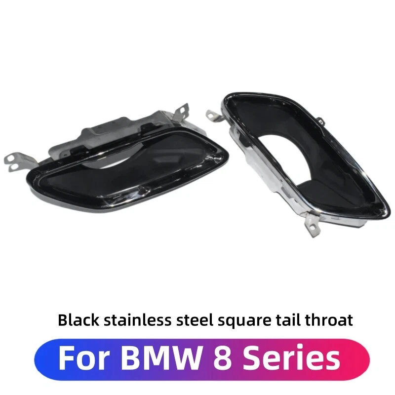 Tubulação de escape preta de aço inoxidável G15 G16 para BMW 8 Series 840i 850i - Imagem 3 de 4