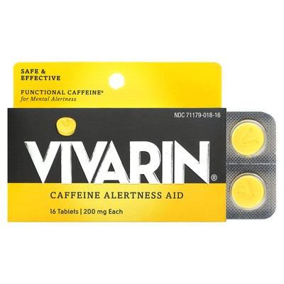 Caffeine Alertness Aid, 200 mg, 16 Tablets