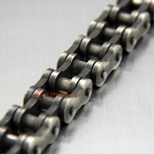 Heavy Gunmetal Tone Stainless Steel Motorcycle Bicycle Chain Link Men Bracelet - Picture 9 of 10