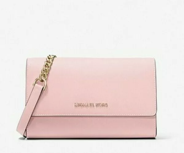 Michael Kors Saffiano Leather 3-in-1 Crossbody Color:POWDER BLUSH~New With  Tags