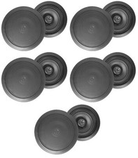10 Rockville HC85 8" Inch 700 Watt Black In-Ceiling Home Theater Speakers 8 Ohm