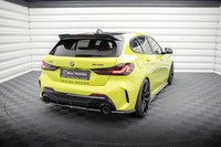 Heck Ansatz Flaps Diffusor V.1 FüR BMW 1Er M-Paket / M135I F40 Schwarz Hochglan