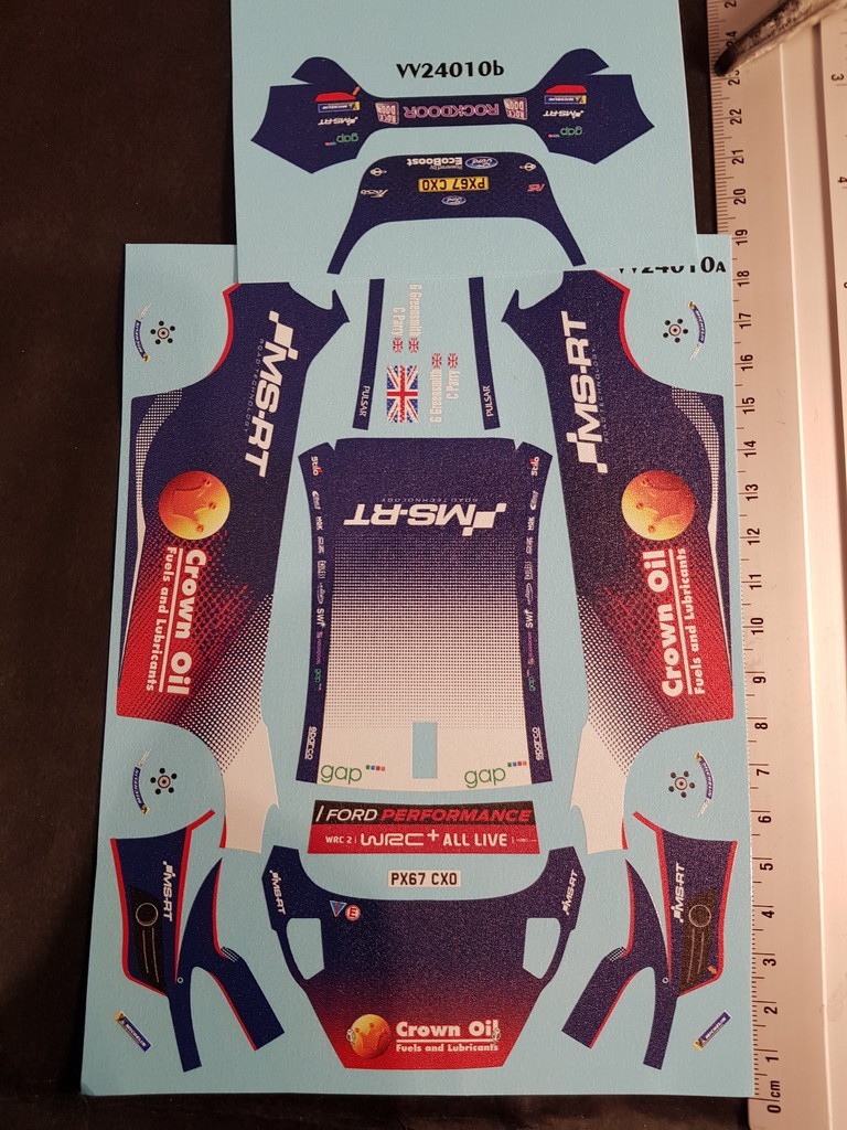 Decals 1/24 Ford Fiesta R5 Greensmith 2018 Colorado VV24010