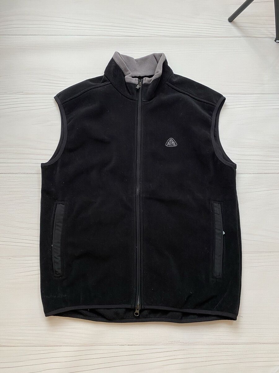 Vintage Nike ACG therma-fit y2k fleece vest Black Colour Vintage Nike ACG therma-fit y2k fleece vest Black Colour