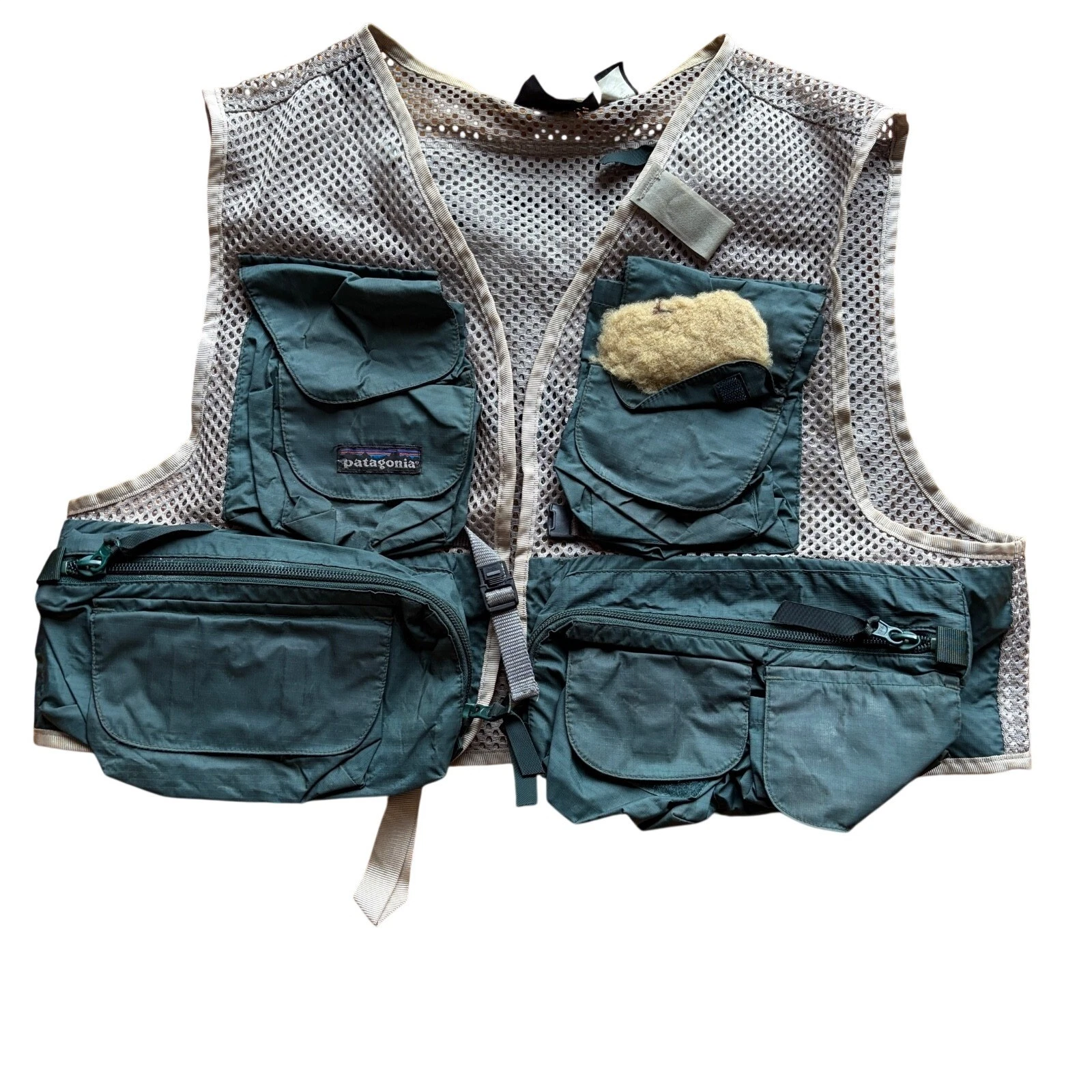 Patagonia Fishing Mesh Vest Style 82693 Med Y2K Vintage Outdoors Fly Fish Hiking