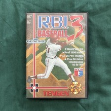 Sega Genesis RBI Baseball 3 Complete and Working