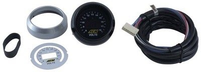 AEM ELECTRONICS 30-4400 Digital Voltmeter Gauge 8 to 18V