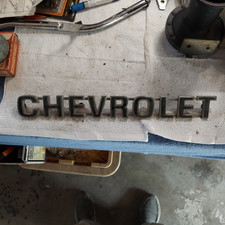1973-79 Chevy Truck Tailgate Emblem Oem Cheyenne 326104 C10 20 30 Gm 1974-77 1973-79 Chevy Truck Tailgate Emblem Oem Cheyenne 326104 C10 20 30 Gm 1974-77
