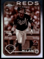 Matt McLain 2024 Topps Chrome Sepia Cincinnati Reds #48