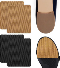 Boot Heel Replacement - Shoe Heel Pads 4-Pack, Anti Slip Repair Kit with Adhesiv