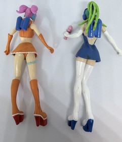 Palisades Yujin Toys Sega Dreamcast Space Channel 5 Pudding Action Figures Lot 2