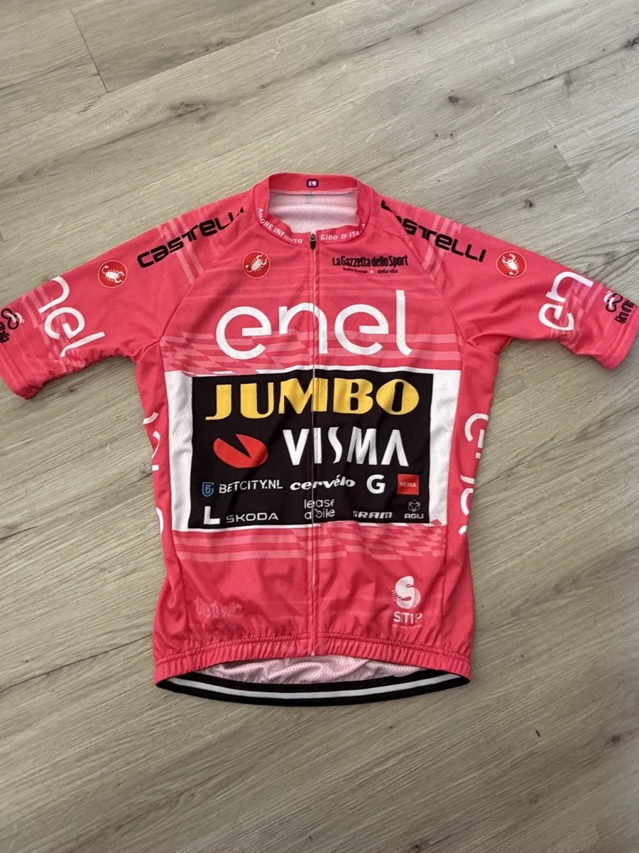 Maillot Cycliste Réplique Maglia Rosa Giro 1980 – Renault Gitane – Homme XXL