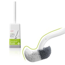 Marbarsse Bathroom Toilet Bowl Brush and Holder, Curved Design Dismount Toile...
