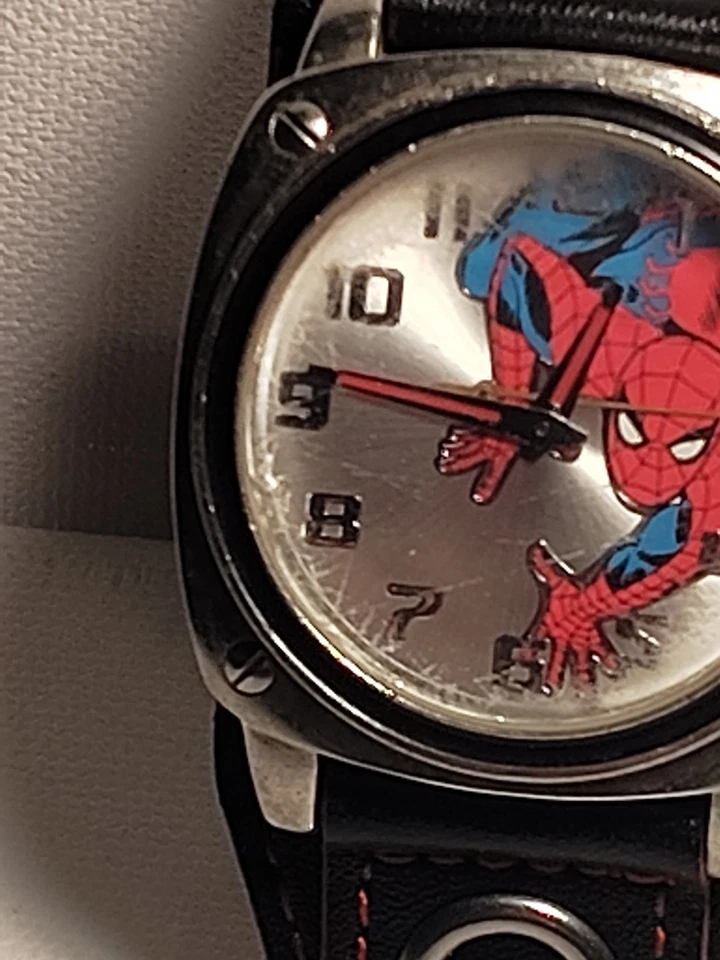 Rare Vintage Marvel The Amazing Spider-Man Wristwatch S/N. SPM AQ16031 Japan Mov - Image 4 of 4