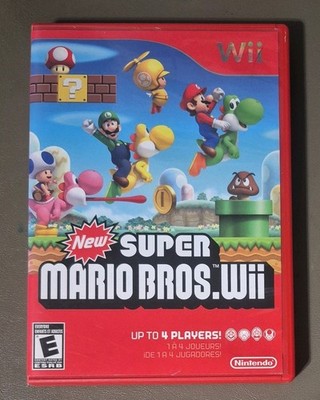 Authentic & Tested New Super Mario Bros. Wii (Nintendo Wii, 2009), Cib, Read