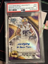 2024 Bowman's Best U Best of 2024 Autographs Mason Taylor White 4/5 BOA-MT