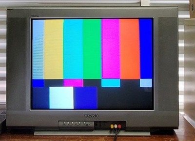 Sony WEGA Trinitron KV-24FS100 24'' CRT Flat Retro Gaming Television TV w/Remote