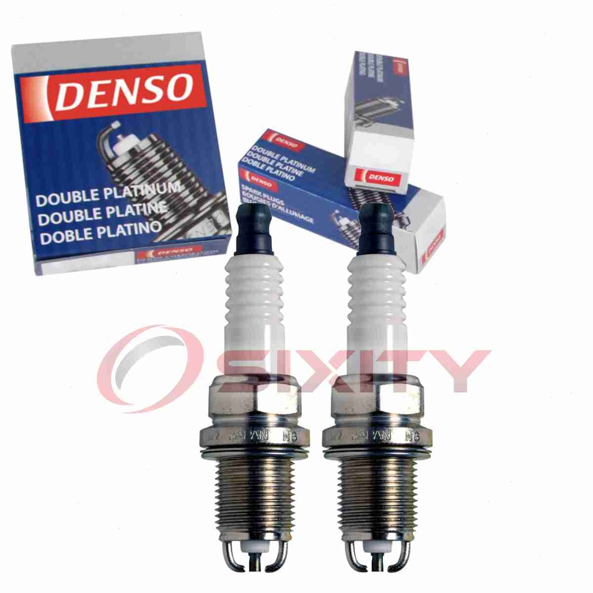 2 pc DENSO 3253 Spark Plugs for PK20TR11 90919-01195 90919-01194 90080-91116 mz