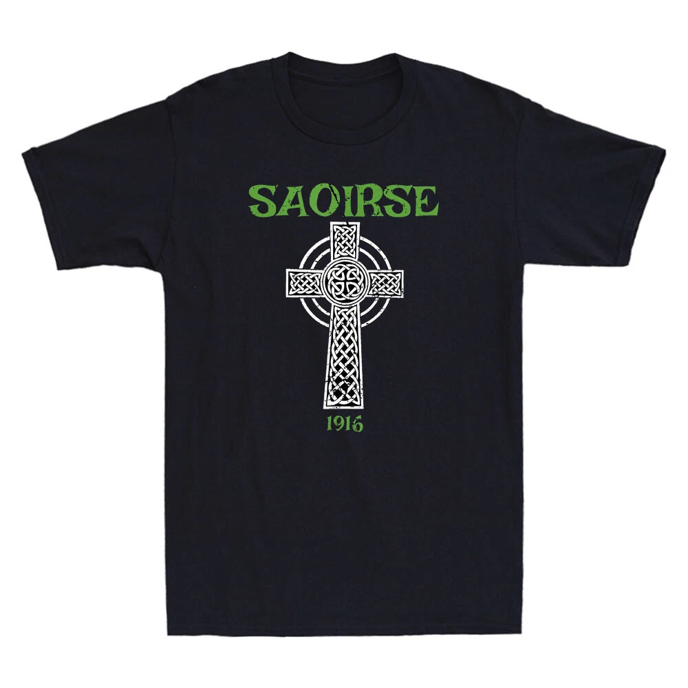 Saoirse 1916 Irish Freedom Celtic Cross Republican Pride Unisex Tee