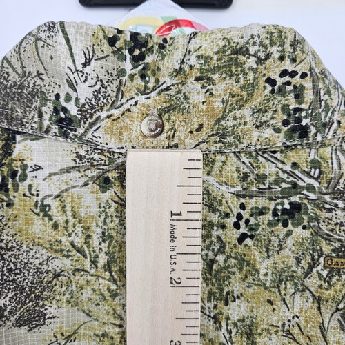GameGuard Shirt Mens Medium Cactus Camouflage Fishing Short Sleeve Outdoor FLAWS - Picture 9 of 13