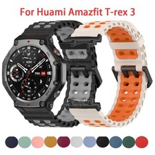 Sport Silicone Watch Strap For Huami Amazfit T-Rex 3/2/T-Rex/Pro/Ultra Wristband