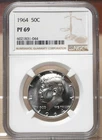 1964 PROOF KENNEDY HALF DOLLAR NGC PF69 831044
