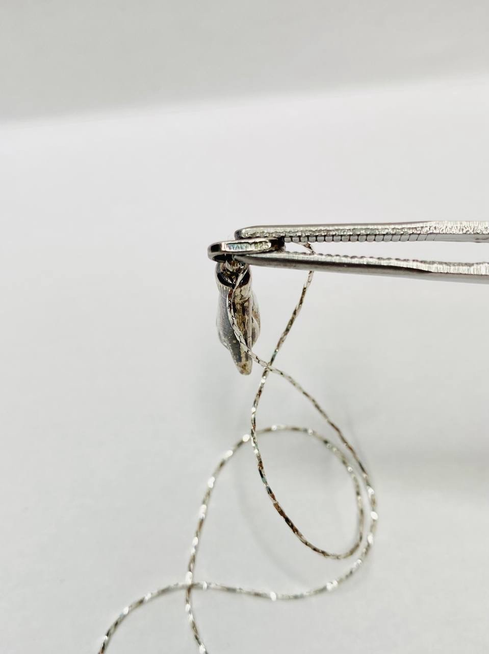 Solid 925 Silver Pendant Devil's Horns Rock Jewel… - image 8