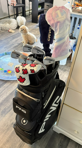 Full Mens RH Golf Set With Bag, Adams XTD Forged Irons (5-GW)