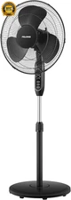 16'' Pedestal Fan Remote Standing Fan with 7Hour Timer 90° Oscillation