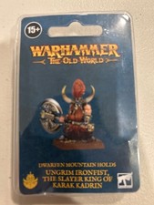 Warhammer The Old World - Ungrim Ironfist, Dwarfen King, Dwarfen Mountain Holds