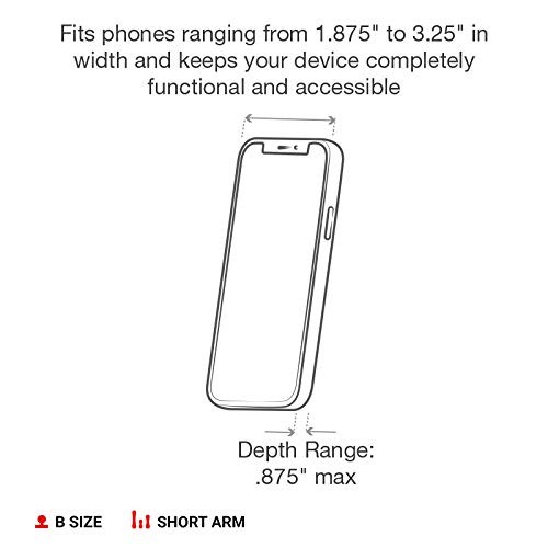 RAP-B-166-2-A-UN7U X-Grip Phone Mount with RAM Twist-Lock Low Profile Suction... - Picture 5 of 7