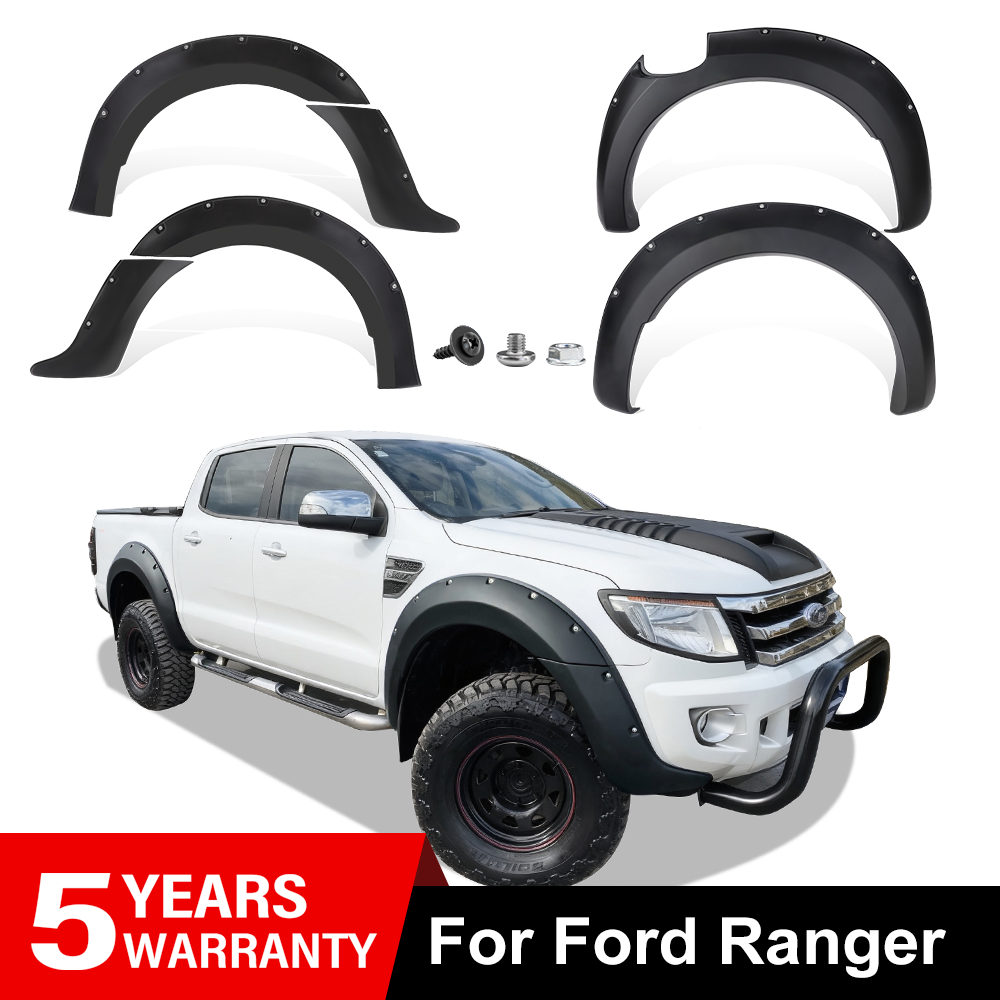 For Ford Ranger T6 2012-2014 Wide Body Wheel Arches Fender Flares Kit Styling
