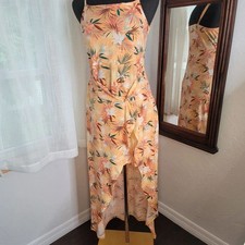 Laurel maxi dress XL layered mini maxi tropical print