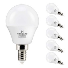 6 watt 60w Equivalent LED Bulbs, E12 Small Base Candelabra Round Light Bulb...