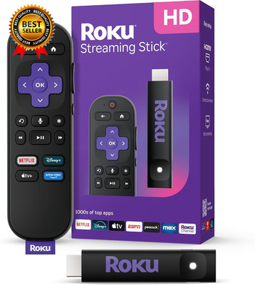 Streaming Stick HD  HD Streaming Device for TV with  Voice Remote Free & Live TV