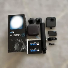 GoPro Fusion 360° 4K Action Camera Compact Black Used Excellent Condition