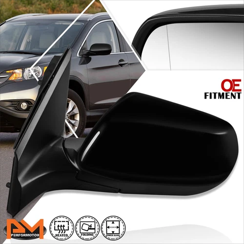 For 12-16 Honda Crv OE Style Power+Heated Side Rear View Door Mirror Driver Left
