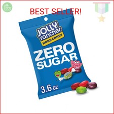JOLLY RANCHER Zero Sugar Assorted Fruit Flavored Hard Candy Bag, 3.6 Oz